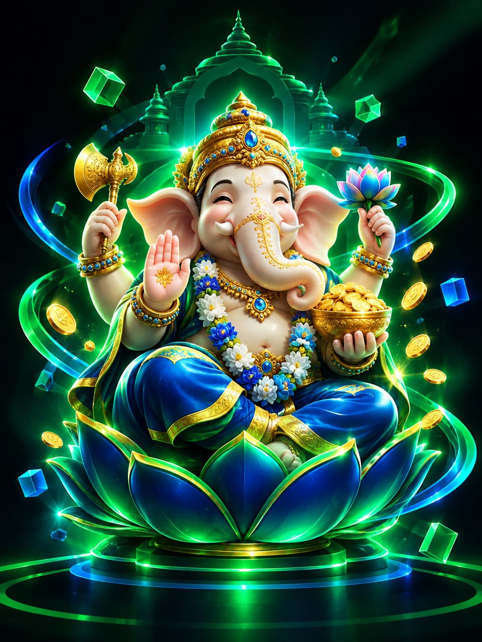 ภาพเกม PG Ganesha Fortune ที่ออกแบบใหม่สำหรับ 769pg - 769พีจี